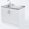 M2 Kit Mueble Lavaplatos 100cm Secador Derecho
