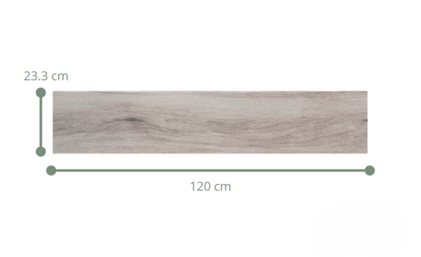 taupe 2 Porcelanato 23.3 x120cm .990 x m² - TAUPE